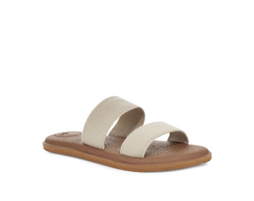 Sanuk Yoga Gora - Sanuk Sandals Womens Brown / Beige - Philippines EBJUCZ493